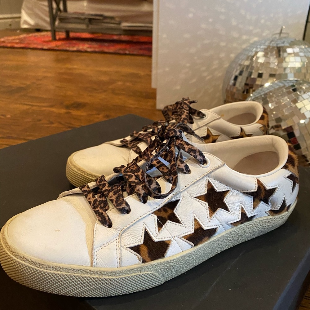 Saint Laurent Leopard Sneakers